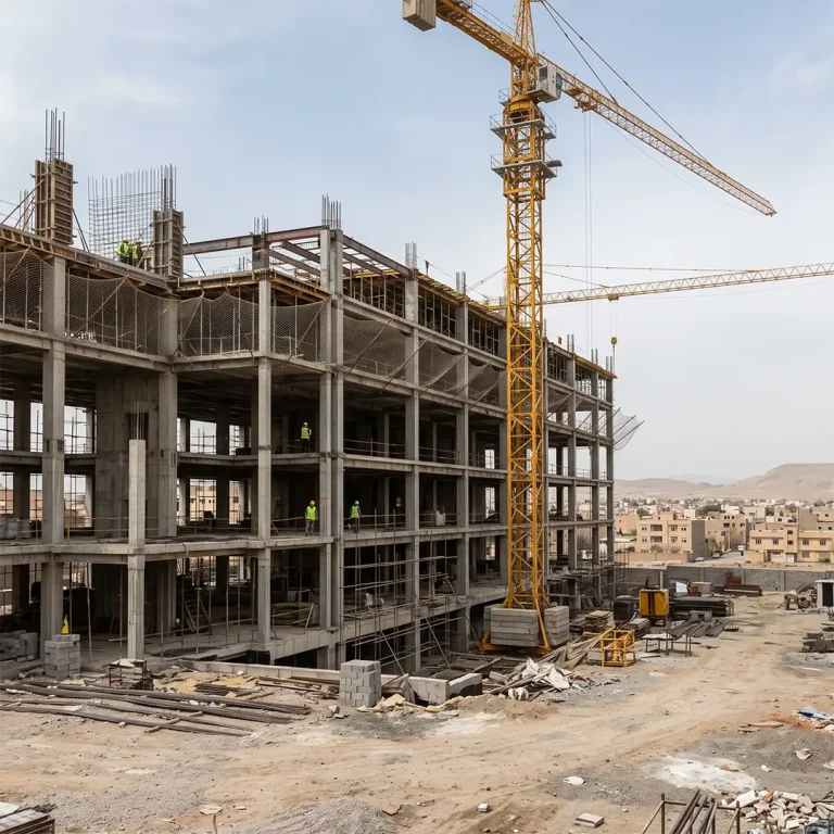نمونه کار ساخت آپارتمان
